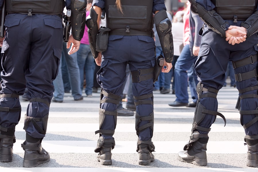 Law enforcement: Local, state and federal levels